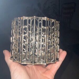 Bath & Body Works Gold Decorative Metal Candle Holder